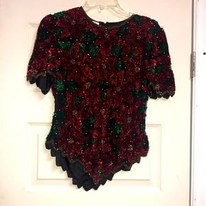 Beautiful Holiday women top by Laurence Kazar